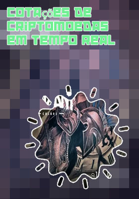 Cotação criptomoedas em tempo real